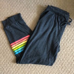 Chaser Joggers - Dark Blue with Rainbow Stripe